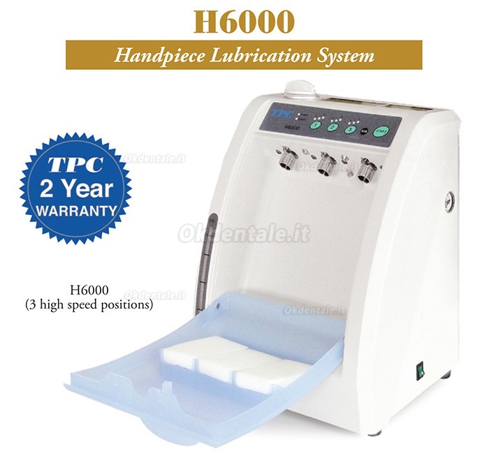 TPC H6000/H6005/H6025 Dental Handpiece Cleaning and Lubrication System